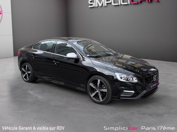 Volvo s60 d3 150 ch stopstart geartronic 6 r-design/ radar de recul / bluethooth / garantie 12 mois occasion paris 17ème...