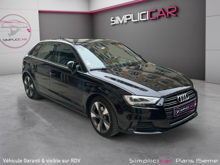 Audi a3 sportback 35 tfsi cod 150 s tronic 7 midnight series occasion paris 15ème (75) simplicicar simplicibike france