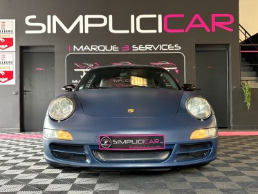 Porsche 911 carrera coupe 997 s coupe 3.8i - covering bleu mat - garantie 12 mois - occasion  simplicicar aix les bains...
