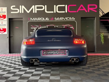 Porsche 911 carrera coupe 997 s coupe 3.8i - covering bleu mat - garantie 12 mois - occasion  simplicicar aix les bains...