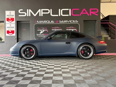 Porsche 911 carrera coupe 997 s coupe 3.8i - covering bleu mat - garantie 12 mois - occasion  simplicicar aix les bains...