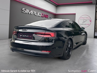 Audi a5 sportback 40 tdi 190 s tronic 7 quattro s line. origine france full black garantie 12 mois occasion simplicicar caen ...