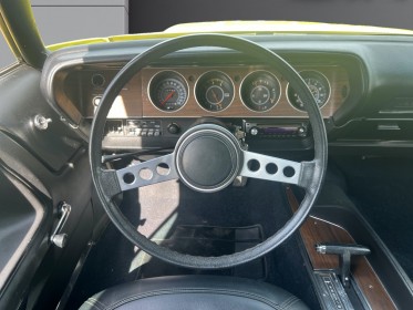 Dodge challenger année 1972 - rare collector- 2ème main française - 340 ci lemon yellow - garantie 12 mois occasion...