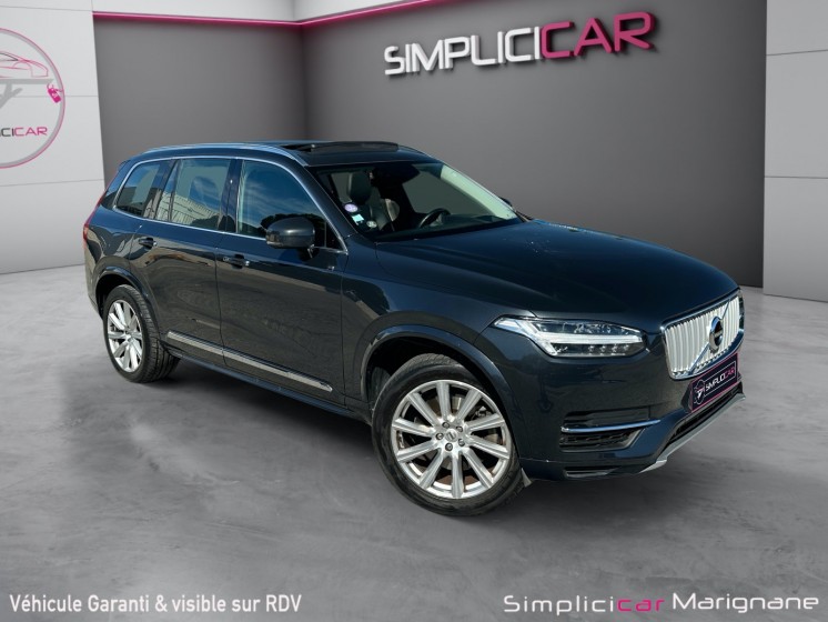 Volvo xc90 t8 30387 ch inscription 7places première main garantie 12 mois occasion simplicicar marignane  simplicicar...