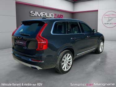 Volvo xc90 t8 30387 ch inscription 7places première main garantie 12 mois occasion simplicicar marignane  simplicicar...