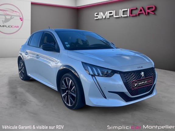 Peugeot 208 bluehdi 100 ss bvm6 gt line carplay camera de recul garantie 12 mois occasion montpellier (34) simplicicar...
