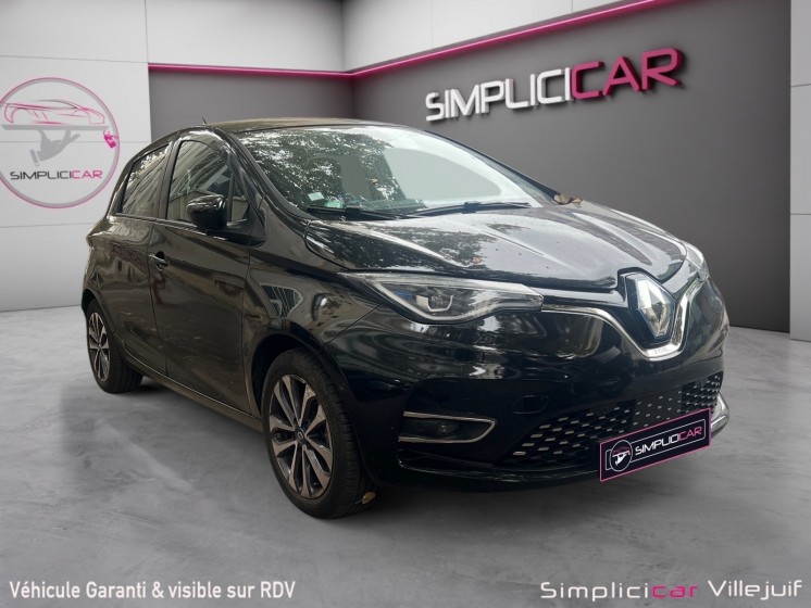 Renault zoe r110 intens, apple carplay, caméra de recul, garantie 12 mois. occasion simplicicar villejuif  simplicicar...