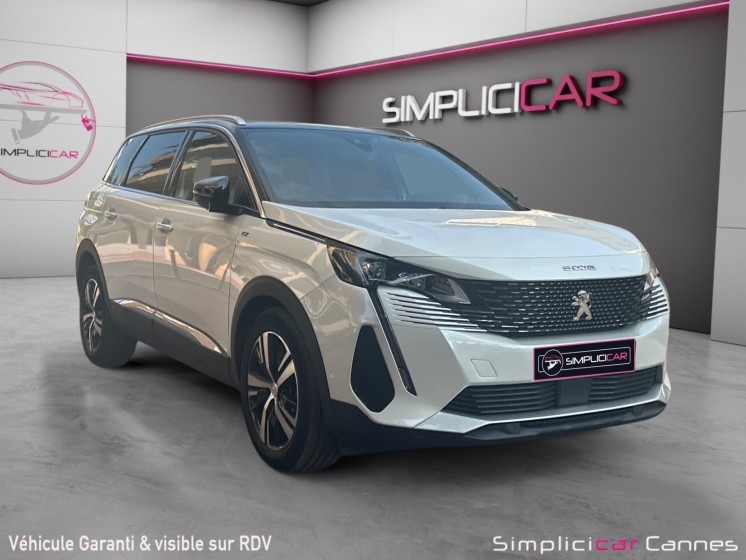 Peugeot 5008 bluehdi 130ch ss eat8 gt occasion cannes (06) simplicicar simplicibike france