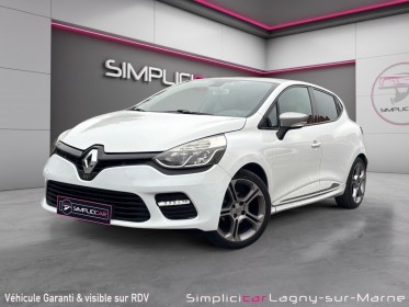 Renault clio iv tce 120 gt edc - camera de recule - sieges chauffants - sellerie cuire  - regulateur / limiteur de vitesse...