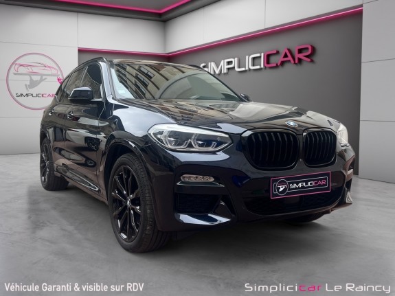 Bmw x3 g01 xdrive30d 265ch bva8 m sport full options sort de révision et garantie bmw occasion simplicicar le raincy...