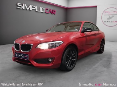 Bmw serie 2 coupe f22 220i 184ch finition lounge origine france garantie 12 mois occasion simplicicar nancy simplicicar...