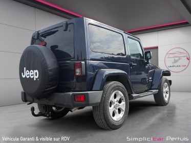 Jeep wrangler 2.8 crd 200 sahara attelage jantes 18 clim gps vitres et rétroviseurs électriques garantie 12 mois occasion...