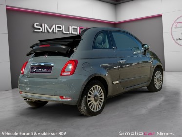 Fiat 500c serie 4 1.2 69 ch lounge - radar de recul - bluetooth - garantie 12 mois occasion simplicicar nimes - rb auto...