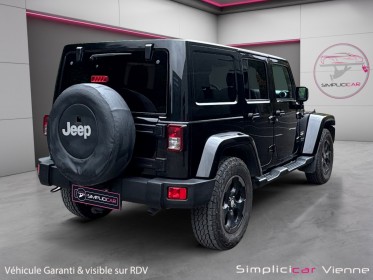 Jeep wrangler 2.8 crd 200 unlimited sahara - garantie 12 mois occasion simplicicar vienne simplicicar simplicibike france