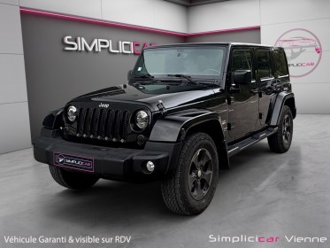 Jeep wrangler 2.8 crd 200 unlimited sahara - garantie 12 mois occasion simplicicar vienne simplicicar simplicibike france