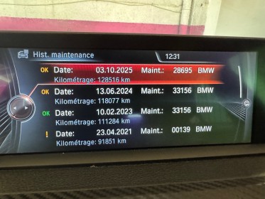 Bmw serie 3 f30 335d xdriv 313ch luxury toit ouvrant sieges chauffants affichage tête haute suivi bmw garantie 12 mois...