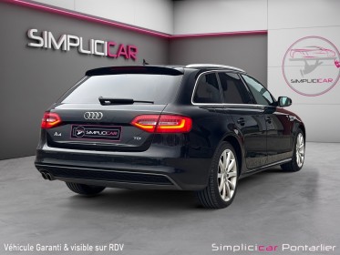 Audi a4 avant 2.0 tdi - 16v turbo s-line occasion simplicicar pontarlier simplicicar simplicibike france