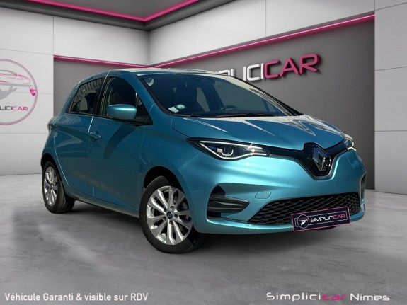 Renault zoe r110 zen - carplay - batterie location - garantie 12 mois occasion simplicicar nimes - rb auto simplicicar...