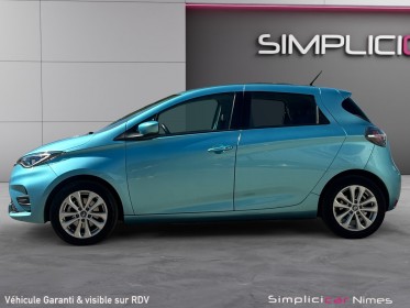 Renault zoe r110 zen - carplay - batterie location - garantie 12 mois occasion simplicicar nimes - rb auto simplicicar...