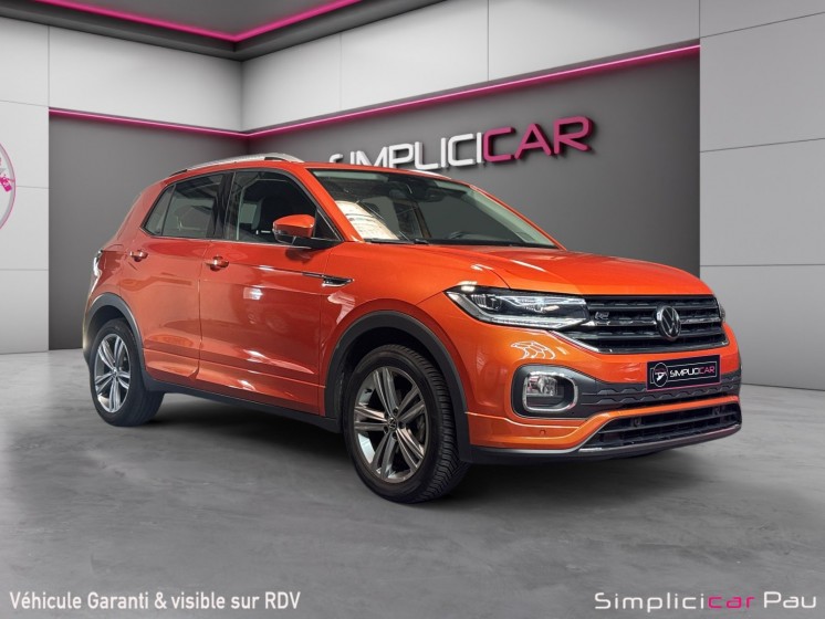 Volkswagen t-cross 1.0 tsi 110 start/stop dsg7 r-line occasion simplicicar pau simplicicar simplicibike france