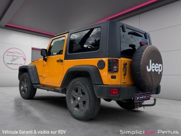 Jeep wrangler 2.8 crd 200 mountain hartop avec bache mousse protection sur les arceaux garantie 12 mois occasion simplicicar...