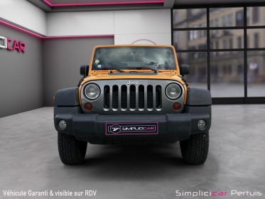 Jeep wrangler 2.8 crd 200 mountain hartop avec bache mousse protection sur les arceaux garantie 12 mois occasion simplicicar...