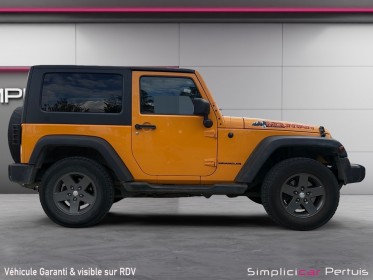 Jeep wrangler 2.8 crd 200 mountain hartop avec bache mousse protection sur les arceaux garantie 12 mois occasion simplicicar...