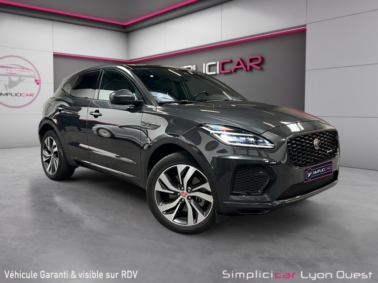 Jaguar e-pace 2.0 p200 ch flexfuel mhev awd bva r-dynamic se - garantie 12 mois occasion simplicicar lyon ouest simplicicar... Jaguar e-pace 2.0 p200 ch flexfuel mhev awd bva r-dynamic se - garantie 12 mois occasion simplicicar lyon ouest simplicicar...