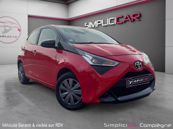 Toyota aygo 1.0 vvt-i x-red - carbone - faible km - moteur à chaîne occasion simplicicar compiegne simplicicar simplicibike...