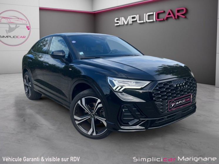 Audi q3 sportback 35 tfsi mild hybrid sline - camera - carplay - matrix leds - pack sport black  - garantie 12 mois occasion...