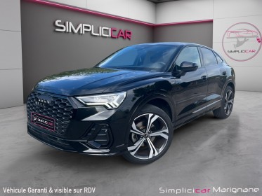 Audi q3 sportback 35 tfsi mild hybrid sline - camera - carplay - matrix leds - pack sport black  - garantie 12 mois occasion...