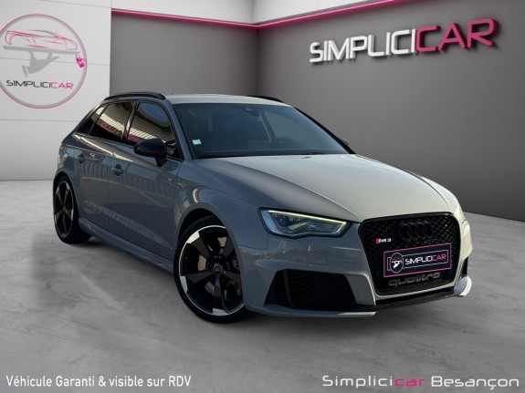 Audi rs3 sportback 2.5 tfsi 367 quattro s tronic 7 / suivi complet audi occasion simplicicar besanÇon simplicicar...