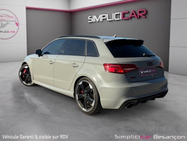 Audi rs3 sportback 2.5 tfsi 367 quattro s tronic 7 / suivi complet audi occasion simplicicar besanÇon simplicicar...