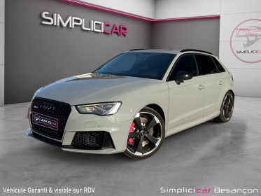 Audi rs3 sportback 2.5 tfsi 367 quattro s tronic 7 / suivi complet audi occasion simplicicar besanÇon simplicicar...