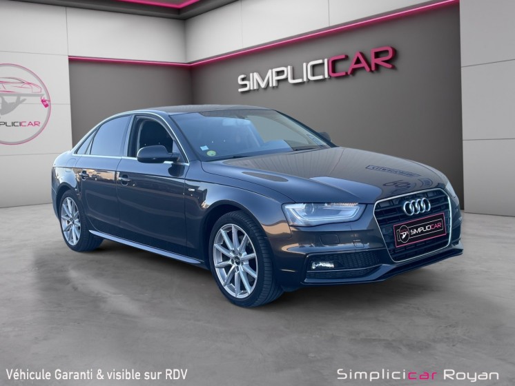 Audi a4 2.0 tdi 143 ch s line multitronic / entretien complet à jour / garantie 12 mois occasion simplicicar royan... Audi a4 2.0 tdi 143 ch s line multitronic / entretien complet à jour / garantie 12 mois occasion simplicicar royan...