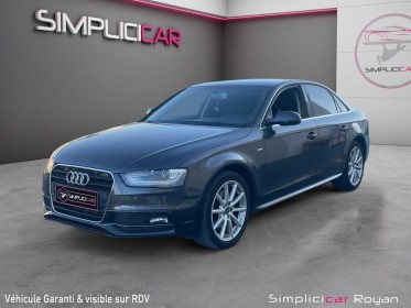 Audi a4 2.0 tdi 143 ch  s line multitronic / entretien complet à jour / garantie 12 mois occasion simplicicar royan...