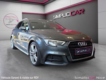 Audi a3 sportback 2.0 tdi 150 s tronic 7 s line occasion  simplicicar nice - pfvauto simplicicar simplicibike france