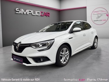 Renault megane iv berline business blue dci 115 business intens/ regulateur de vitesse / entretient renault occasion paris...