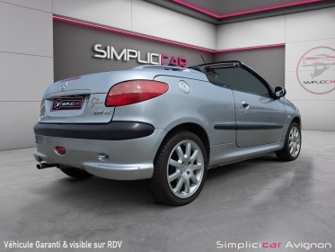 Peugeot 206 cc 2.0i 16s  cuir ja 16 entretien a jour occasion avignon (84) simplicicar simplicibike france