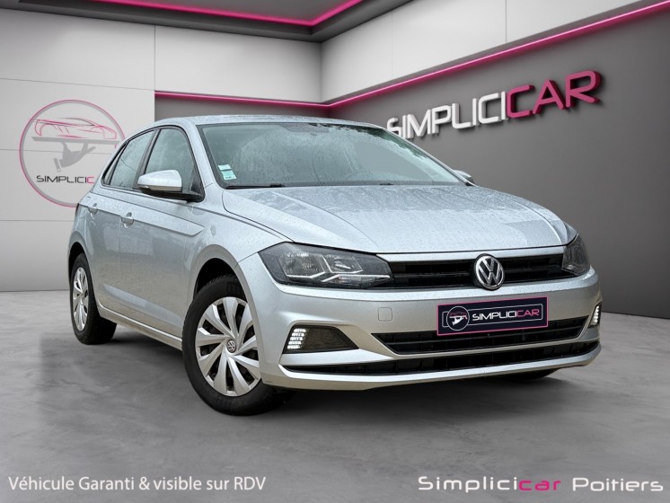 Volkswagen polo 1.0 65 ss bvm5 trendline bluetooth ecran tactile régulateur garantie 12 mois occasion simplicicar poitiers...