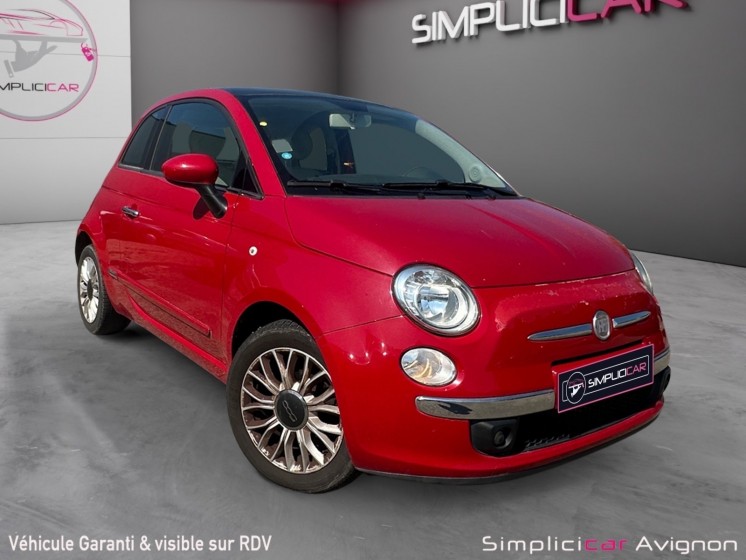 Fiat 500 69 ch lounge 1.2 8v occasion avignon (84) simplicicar simplicibike france