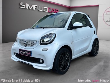 Smart fortwo coupe 90 ch  brabus style blanc nacre occasion  simplicicar nice - pfvauto simplicicar simplicibike france