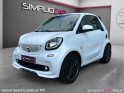 Smart fortwo coupe 90 ch  brabus style blanc nacre occasion  simplicicar nice - pfvauto simplicicar simplicibike france