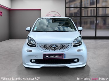 Smart fortwo coupe 90 ch  brabus style blanc nacre occasion  simplicicar nice - pfvauto simplicicar simplicibike france