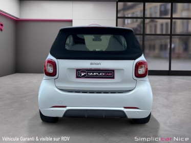 Smart fortwo coupe 90 ch  brabus style blanc nacre occasion  simplicicar nice - pfvauto simplicicar simplicibike france