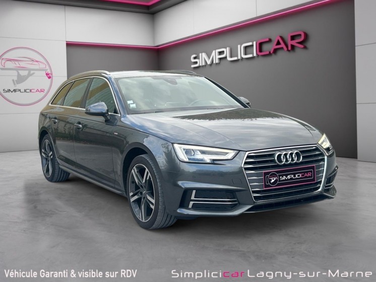 Audi a4 avant 2.0 tdi 150 s tronic 7 s line - 1ère main - entretien audi occasion simplicicar lagny simplicicar... Audi a4 avant 2.0 tdi 150 s tronic 7 s line - 1ère main - entretien audi occasion simplicicar lagny simplicicar...