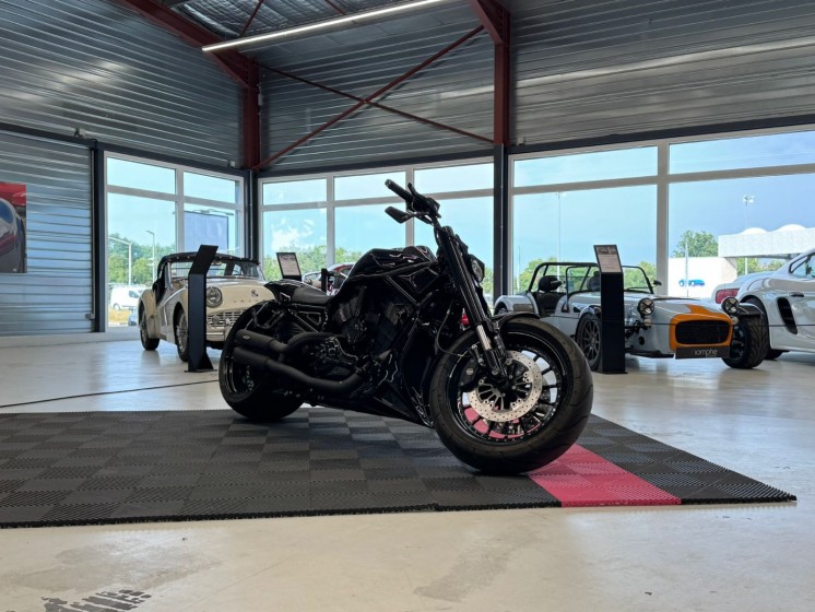 Harley davidson v-rod  night   special occasion simplicicar pau simplicicar simplicibike france