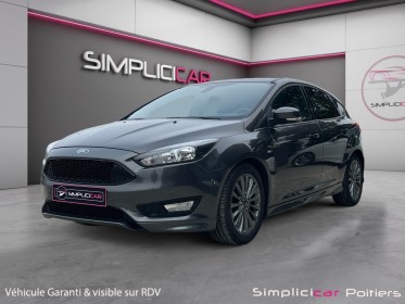 Ford focus 1.0 ecoboost 125ch st line carplay garantie 12 mois occasion simplicicar poitiers simplicicar simplicibike france