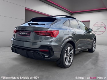 Audi q3 sportback 45 tfsie  245 ch s line. occasion  simplicicar nice - pfvauto simplicicar simplicibike france