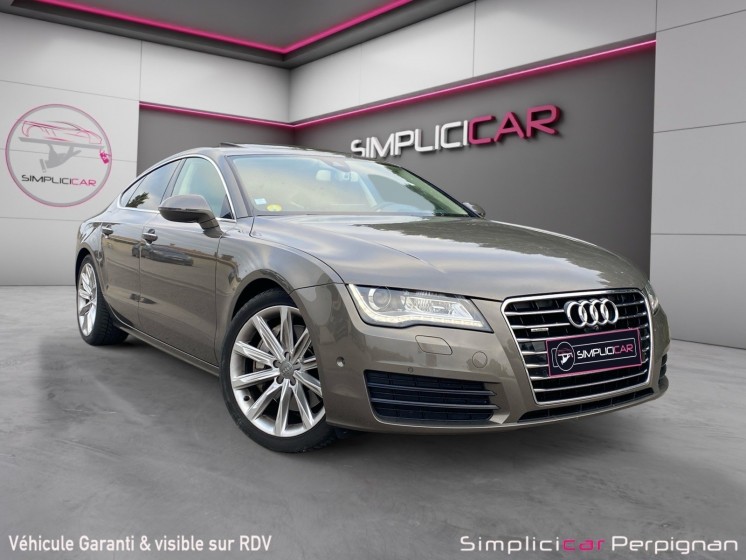 Audi a7 sportback v6 3.0 bitdi 313 quattro avus tiptronic 8 a - full suivi audi/ sièges massant/elec/chauff/vent -... Audi a7 sportback v6 3.0 bitdi 313 quattro avus tiptronic 8 a - full suivi audi/ sièges massant/elec/chauff/vent -...